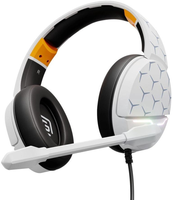 Наушники с микрофоном Oklick HS-L710G белый/черный 2м мониторные оголовье (1978693) Oklick 1978693 Наушники с микрофоном Oklick HS-L710G белый/черный 2м мониторные оголовье (1978693) Oklick 1978693