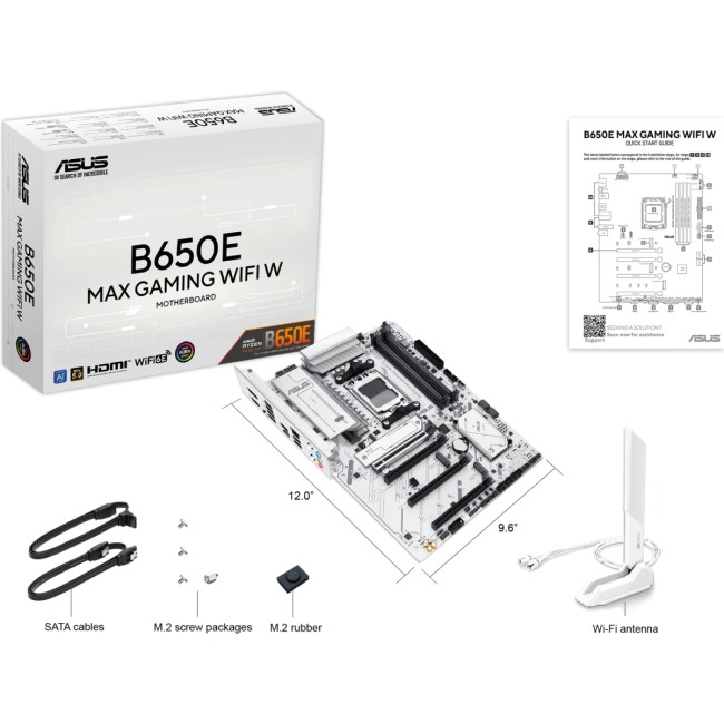 Материнская плата ASUS B650E MAX GAMING WIFI W (90MB1M00-M0EAY0)