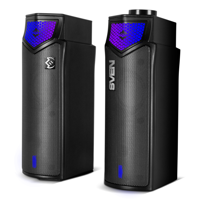 Саундбар мини SVEN SB-G1450, черный (10 Вт, питание USB, Bluetooth, подсветка) Sven SB-G1450 (SV-022488)