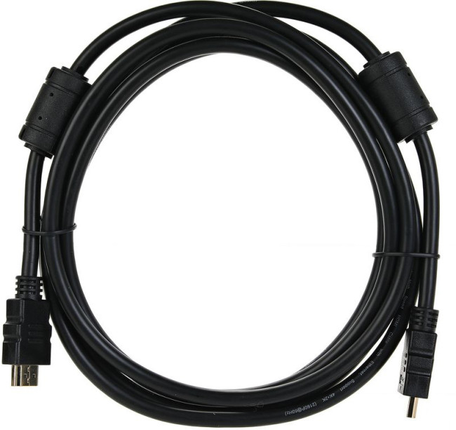 Кабель HDMI 19M/M ver 2.0, 3М, 2 фильтра  Aopen <ACG711D-3M> AOpen HDMI (m) - HDMI (m) 3м