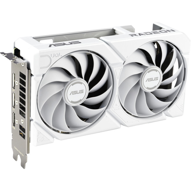 Видеокарта ASUS DUAL-RX9060XT-16G-WHITE (90YV0LG3-M0NA00) Видеокарта ASUS DUAL-RX9060XT-16G-WHITE (90YV0LG3-M0NA00)