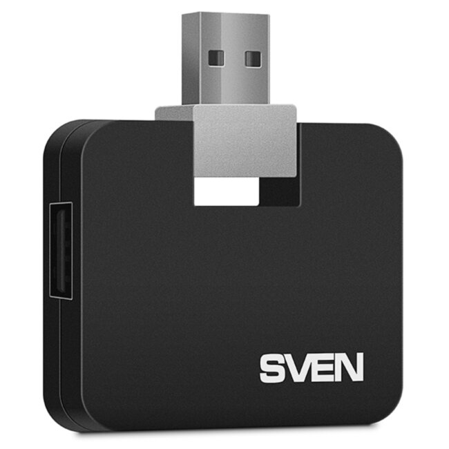USB-концентратор SVEN HB-677, black (USB 2.0, 4 порта, без кабеля, блистер) SVEN HB-677 USB-концентратор SVEN HB-677, black (USB 2.0, 4 порта, без кабеля, блистер) SVEN HB-677