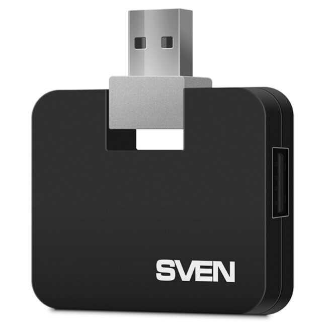 USB-концентратор SVEN HB-677, black (USB 2.0, 4 порта, без кабеля, блистер) SVEN HB-677 USB-концентратор SVEN HB-677, black (USB 2.0, 4 порта, без кабеля, блистер) SVEN HB-677