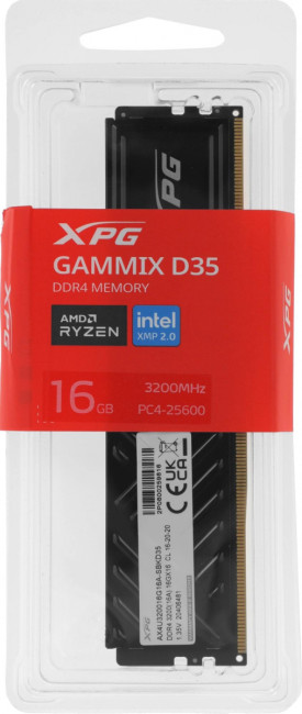 Память DDR4 16GB 3200MHz ADATA AX4U320016G16A-SBKD35