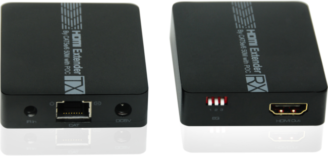 Greenconnect Удлинитель HDMI Full HD +3D+ звук до 60m (передатчик+приемник) + пульт IR GL-VK50ERH Greenconnect HDMI (f) - HDMI (f) 60м