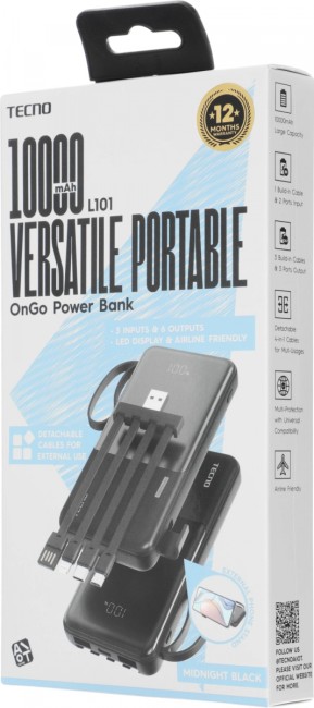 Внешний аккумулятор TECNO OnGO L101