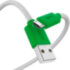 GCR QC Кабель 0.3m MicroUSB, быстрая зарядка, белый TPE, зеленые коннекторы, 28/22 AWG, GCR-53281 Greenconnect GCR-53281