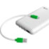 GCR QC Кабель 0.3m MicroUSB, быстрая зарядка, белый TPE, зеленые коннекторы, 28/22 AWG, GCR-53281 Greenconnect GCR-53281