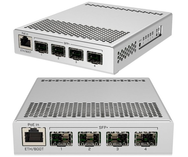Коммутатор Mikrotik CRS305-1G-4S+IN Коммутатор Mikrotik CRS305-1G-4S+IN