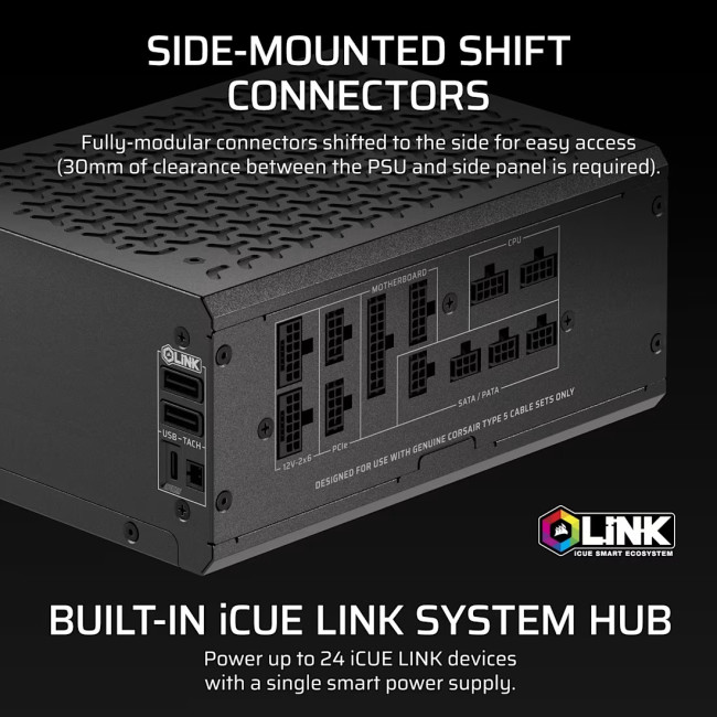 Блоки питания Corsair HX1500i SHIFT CP-9020269-UK Блоки питания Corsair HX1500i SHIFT CP-9020269-UK