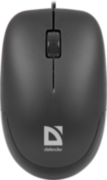 Defender Проводная оптическая мышь Datum MM-010 черный,3 кнопки,1000dpi USB Defender Datum MM-010 черный