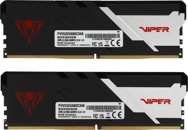 Память DDR5 2x16Gb 6800MHz Patriot PVV532G680C34K