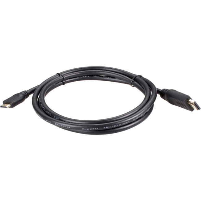 Кабель HDMI-19M --MiniHDMI-19M ver 2.0 1.8m  VCOM <CG583-1.8M> VCOM CG583-1.8M