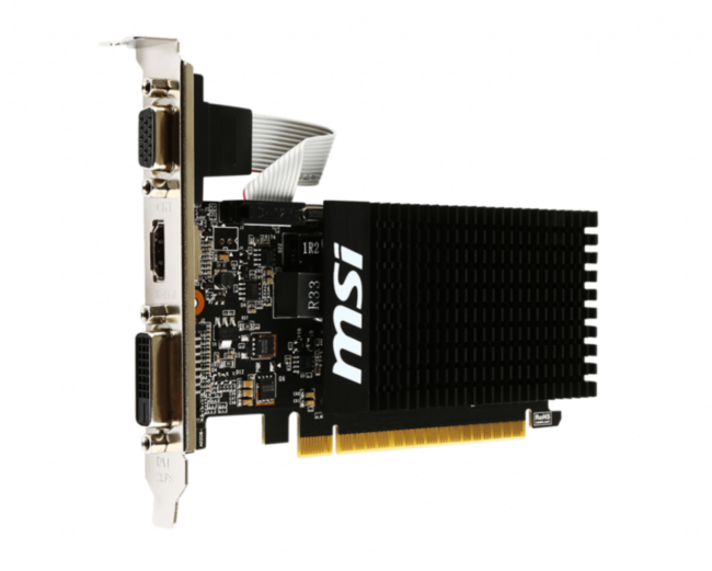 Видеокарта MSI GT 710 2GD3H LP Видеокарта MSI GT 710 2GD3H LP