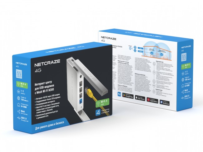 Маршрутизатор Netcraze Netcraze 4G (NC-1213) Маршрутизатор Netcraze Netcraze 4G (NC-1213)