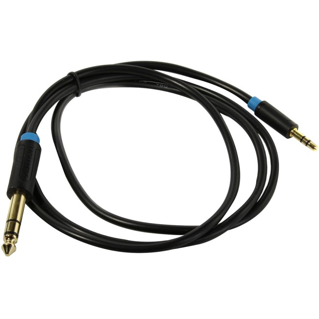 Кабель Vention аудио Jack 6,5 mm M/ 3,5 M - 1 м Vention BABBF