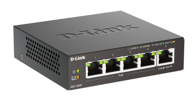 Коммутатор D-Link DGS-1005P/B3A Коммутатор D-Link DGS-1005P/B3A