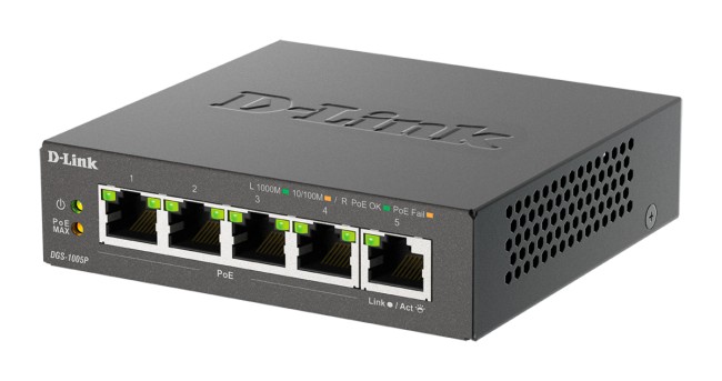 Коммутатор D-Link DGS-1005P/B3A Коммутатор D-Link DGS-1005P/B3A