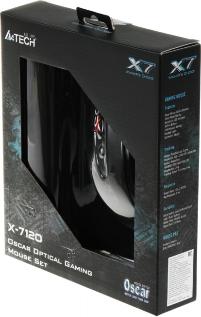 Мышь A4Tech X-710BK+X7-200MP Мышь A4Tech X-710BK+X7-200MP