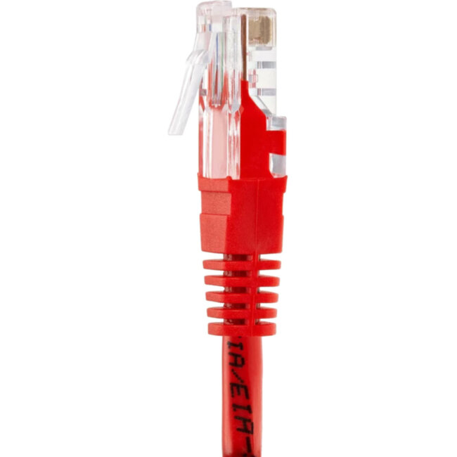 Патчкорд литой "Telecom" UTP кат.5е 1,5м красный VCOM NA102-R-1.5M