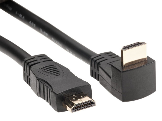 Кабель HDMI<=>HDMI-угловой коннектор 90град 1.8м, 2.0V VCOM <CG523-1.8M> VCOM HDMI (m) - HDMI (m) 1.8м Кабель HDMI<=>HDMI-угловой коннектор 90град 1.8м, 2.0V VCOM <CG523-1.8M> VCOM HDMI (m) - HDMI (m) 1.8м