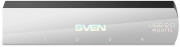 USB-концентратор SVEN HB-891, black (USB 2.0, 4 порта, кабель 0,05м, блистер) SVEN HB-891