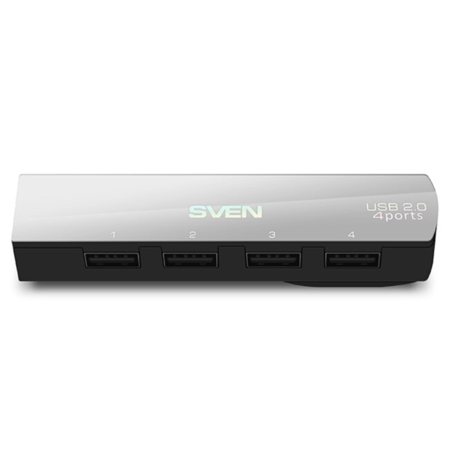 USB-концентратор SVEN HB-891, black (USB 2.0, 4 порта, кабель 0,05м, блистер) SVEN HB-891 USB-концентратор SVEN HB-891, black (USB 2.0, 4 порта, кабель 0,05м, блистер) SVEN HB-891