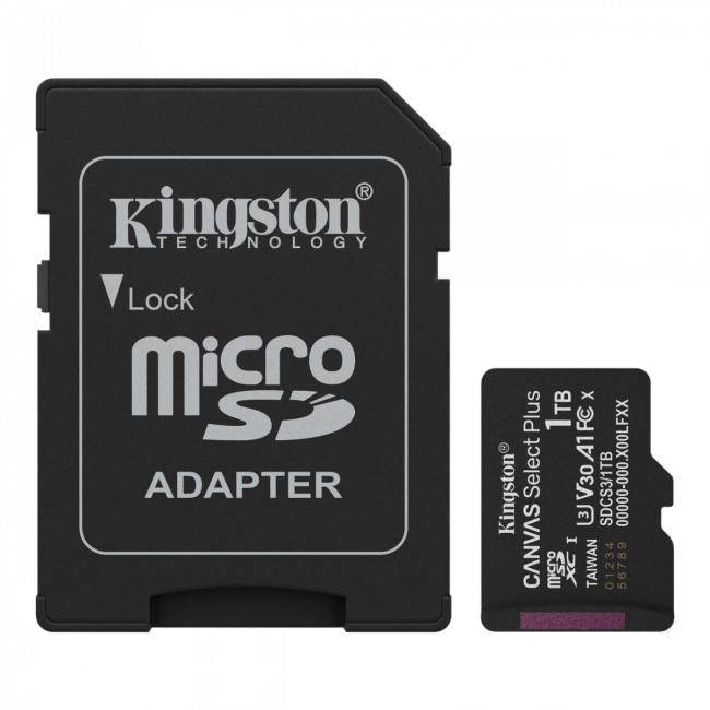 Карта памяти Kingston SDCS3/1TB Карта памяти Kingston SDCS3/1TB