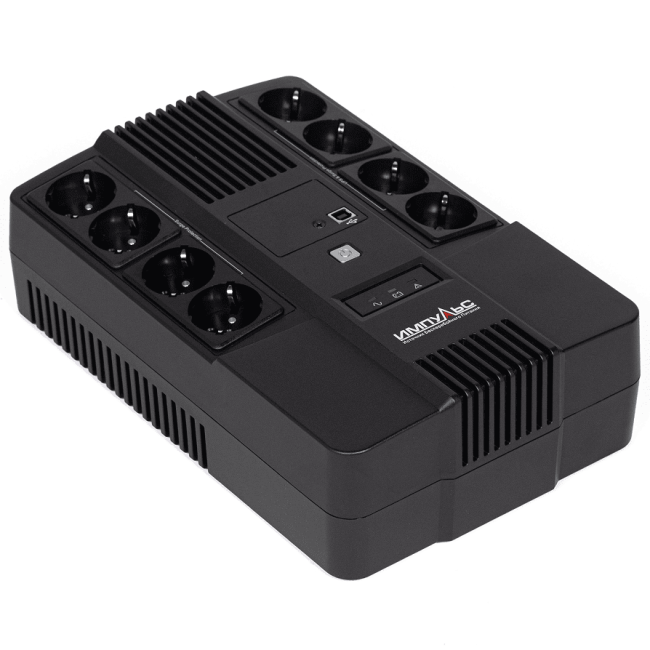 ИБП МАСТЕР 1000, 1000/600 ВА/Вт, LED, USB, RJ11/RJ45, SCHUKOx8 Импульс MT10201 ИБП МАСТЕР 1000, 1000/600 ВА/Вт, LED, USB, RJ11/RJ45, SCHUKOx8 Импульс MT10201