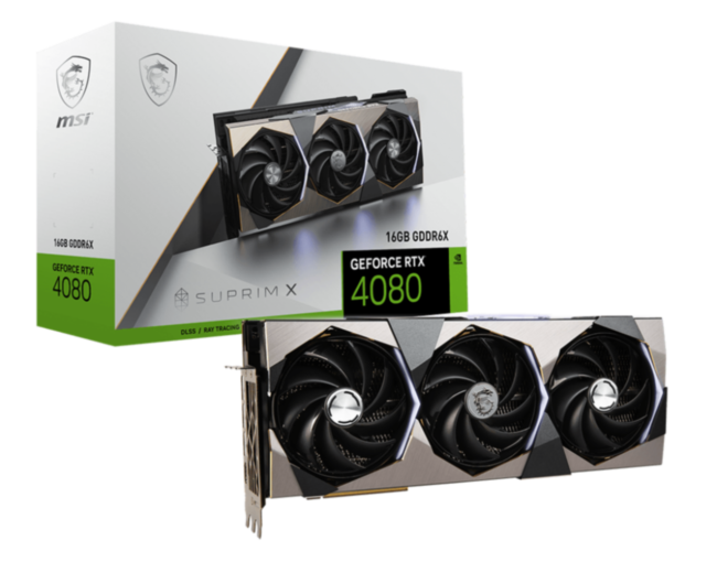 Видеокарта MSI GeForce RTX 4080 16G Видеокарта MSI GeForce RTX 4080 16G