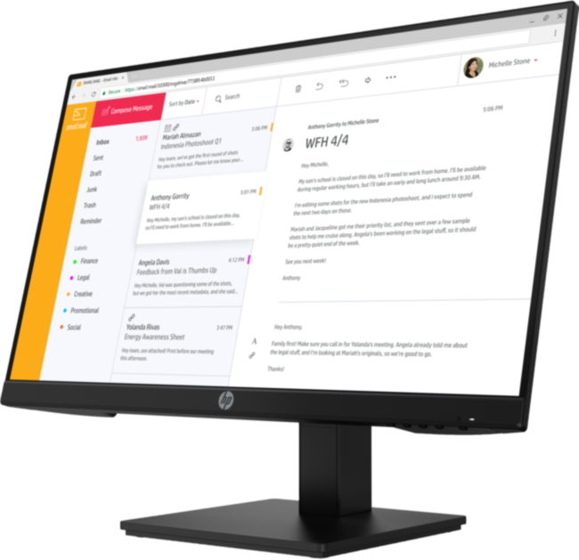 Монитор HP P24h G4 Full HD