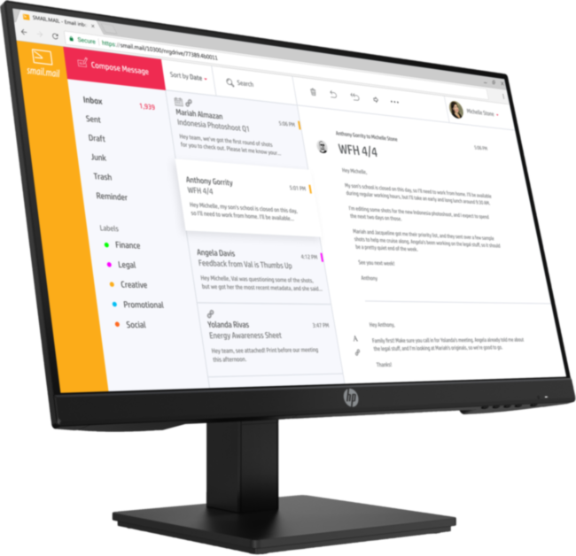 Монитор HP P24h G4 Full HD