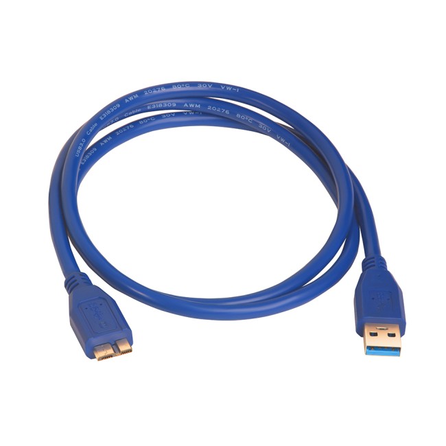 GCR Кабель интерфейсный USB 3.0 (USB 3.2 Gen 1), 1.0m Premium, AM/microB, синий, GCR-U3A03-1m Greenconnect GCR-U3A03-1m