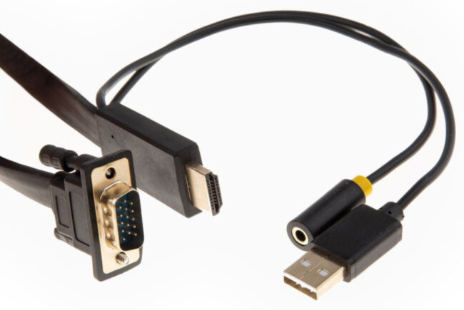 Кабель-переходник HDMI+audio+USB --> VGA_M/M 1,8м Telecom <TA675-1.8M> Telecom HDMI (m),USB 2.0 Type-AM,mini jack 3.5 mm (f) to VGA (m) Кабель-переходник HDMI+audio+USB --> VGA_M/M 1,8м Telecom <TA675-1.8M> Telecom HDMI (m),USB 2.0 Type-AM,mini jack 3.5 mm (f) to VGA (m)