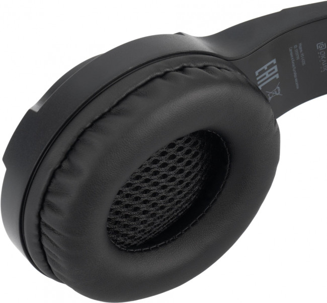 Наушники с микрофоном Oklick HS-L420G черный накладные BT оголовье (1939799) Oklick 1939799 Наушники с микрофоном Oklick HS-L420G черный накладные BT оголовье (1939799) Oklick 1939799