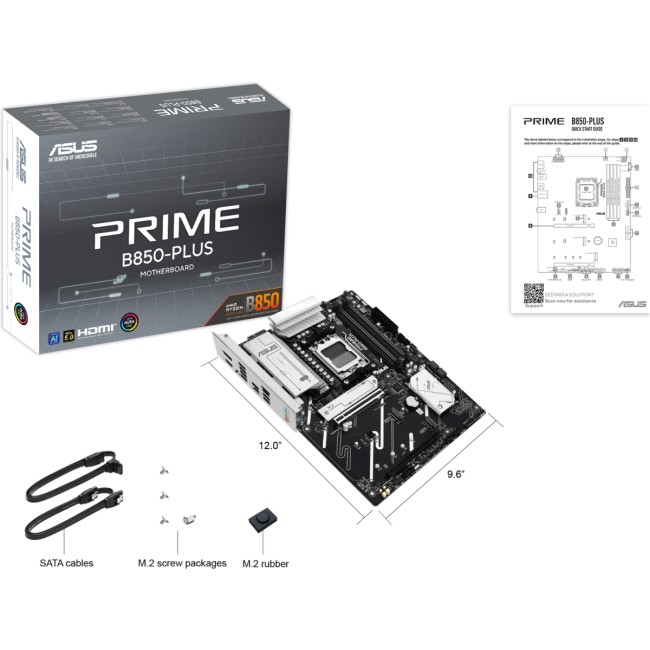 Материнская плата ASUS PRIME B850-PLUS (90MB1LC0-M0EAY0) Материнская плата ASUS PRIME B850-PLUS (90MB1LC0-M0EAY0)