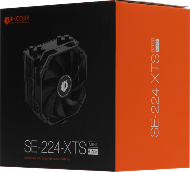 Устройство охлаждения(кулер) ID-COOLING SE-224-XTS MINI BLACK Устройство охлаждения(кулер) ID-COOLING SE-224-XTS MINI BLACK