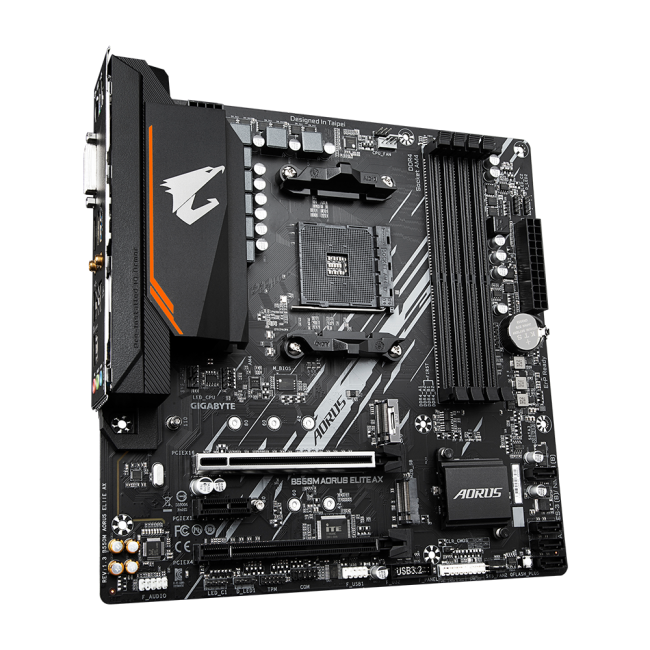 Материнская плата GIGABYTE B550M AORUS ELITE AX
