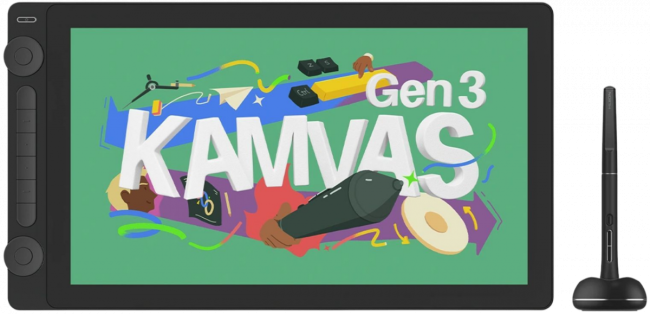 Интерактивный дисплей Huion KAMVAS 16 Gen 3 Black