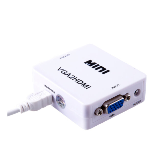Мультимедиа  конвертер VGA  to HDMI Greenconnect серия Greenline GL-v122 Greenconnect VGA  to HDMI серия Greenline