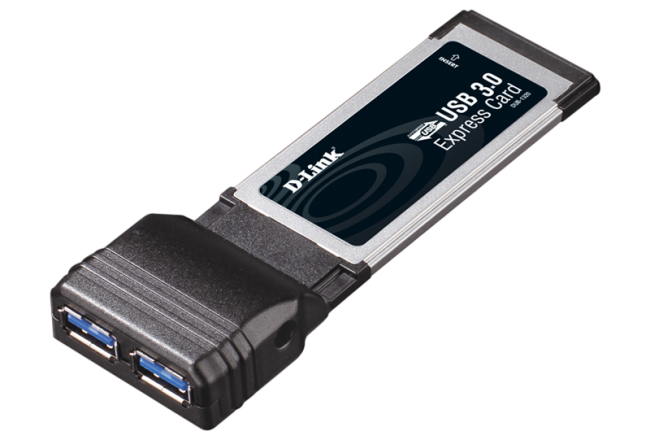 2-портовый USB 3.0 адаптер для шины ExpressCard D-Link DUB-1320/A1A 2-портовый USB 3.0 адаптер для шины ExpressCard D-Link DUB-1320/A1A