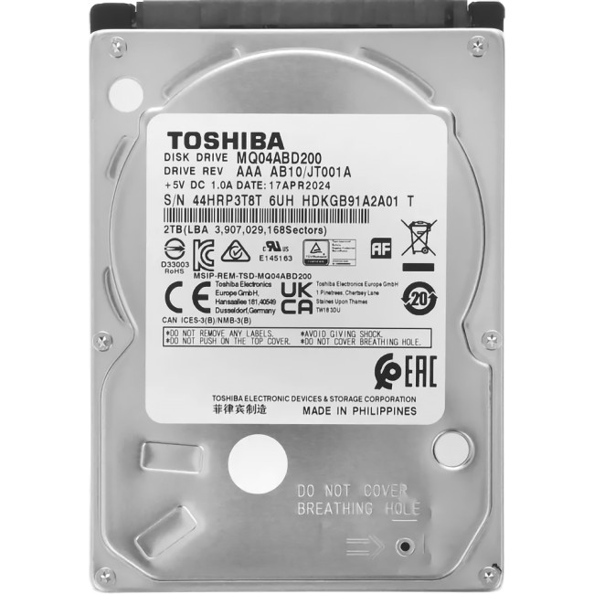 Жесткий диск Toshiba MQ04 Series 2Tb (MQ04ABD200R) Жесткий диск Toshiba MQ04 Series 2Tb (MQ04ABD200R)