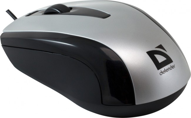 Defender Проводная оптическая мышь Optimum MM-140 серый,3 кнопки,800 dpi USB Defender Optimum MM-140 серый