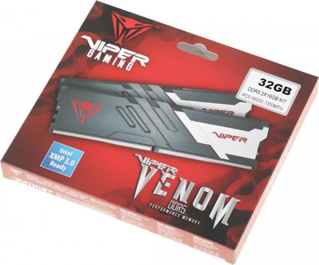 Память DDR5 2x16Gb 7000MHz Patriot PVV532G700C32K Память DDR5 2x16Gb 7000MHz Patriot PVV532G700C32K