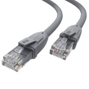 GCR Патч-корд прямой 7.5m UTP кат.6, серый, 24 AWG, ethernet high speed, RJ45, T568B, GCR-52596 Greenconnect RJ45(m) - RJ45(m) Cat.6 UTP  7.5м серый