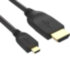 Кабель HDMI-19M --MicroHDMI-19M ver 2.0 1.8m VCOM <CG587-1.8M> VCOM CG587-1.8M