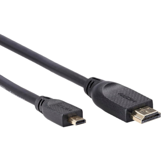 Кабель HDMI-19M --MicroHDMI-19M ver 2.0 1.8m VCOM <CG587-1.8M> VCOM CG587-1.8M