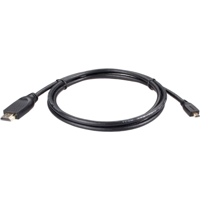 Кабель HDMI-19M --MicroHDMI-19M ver 2.0 1.8m VCOM <CG587-1.8M> VCOM CG587-1.8M