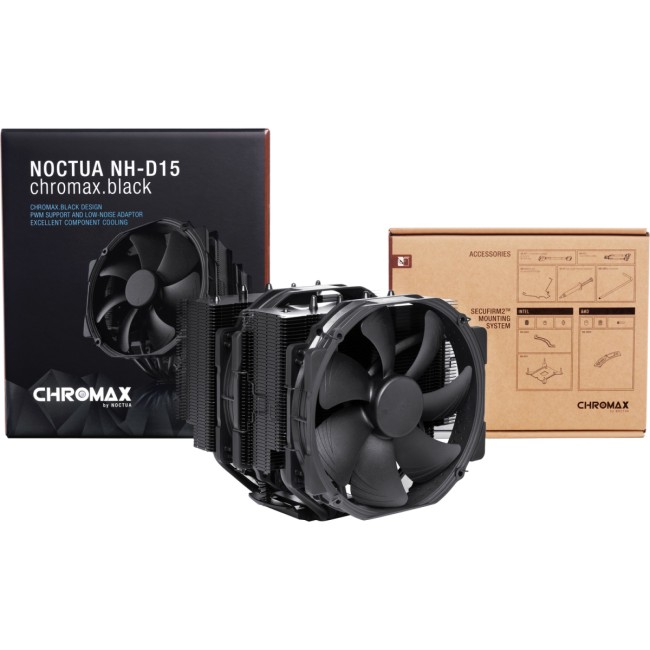 Кулер для процессора Noctua NH-D15 chromax.black Кулер для процессора Noctua NH-D15 chromax.black
