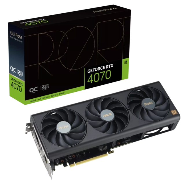 Видеокарта ASUS PROART-RTX4070-O12G Видеокарта ASUS PROART-RTX4070-O12G